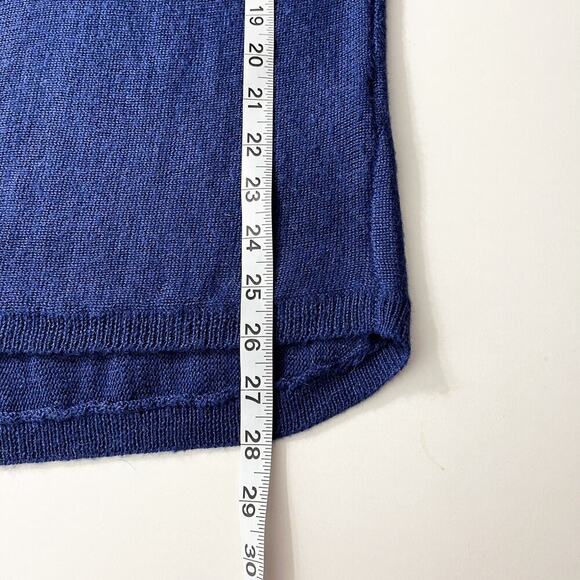 Feel the Piece Alpaca Blend Women’s Pullover Sweater Sz O/S Blue Dolmen Sleeves - Picture 9 of 10